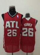 Wholesale Cheap Men's Atlanta Hawks #26 Kyle Korver Red Swingman Jersey