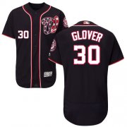Wholesale Cheap Nationals #30 Koda Glover Navy Blue Flexbase Authentic Collection Stitched MLB Jersey