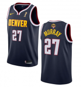 Wholesale Cheap Men's Denver Nuggets #27 Jamal Murray Navy 2023 Finals Champions Icon Edition Stitched Basketball Jersey