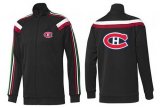 Wholesale Cheap NHL Montreal Canadiens Zip Jackets Black-2