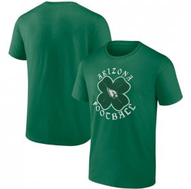 Wholesale Cheap Men\'s Arizona Cardinals Kelly Green St. Patrick\'s Day Celtic T-Shirt