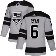 Wholesale Cheap Adidas Kings #6 Joakim Ryan Gray Alternate Authentic Stitched NHL Jersey