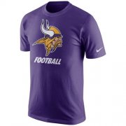 Wholesale Cheap Minnesota Vikings Nike Facility T-Shirt Purple