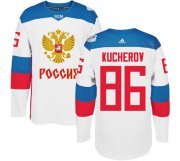 Wholesale Cheap Team Russia #86 Nikita Kucherov White 2016 World Cup Stitched NHL Jersey