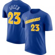 Wholesale Cheap Men's Golden State Warriors #23 Draymond Green Blue 2022-23 Name & Number T-Shirt
