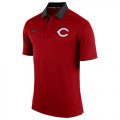 Wholesale Cheap Men's Cincinnati Reds Nike Red Authentic Collection Dri-FIT Elite Polo