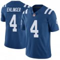 Wholesale Cheap Men's Indianapolis Colts #4 Sam Ehlinger Blue Vapor Untouchable Stitched Jersey
