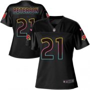 Wholesale Cheap Nike Cardinals #21 Patrick Peterson Black Women's NFL Fashion Game Jersey