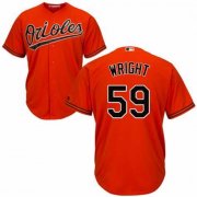 Wholesale Cheap Men's Baltimore Orioles #59 Mike Wright Jr. Replica Orange Cool Base Jersey