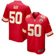 Wholesale Cheap Men's Kansas City Chiefs #50 Willie Gay Jr. Red Vapor Untouchable Limited Stitched Football Jersey