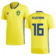 Wholesale Cheap Sweden #16 Hijemark Home Soccer Country Jersey
