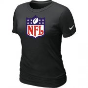 Wholesale Cheap Women's Nike NFL Logo NFL T-Shirt Black