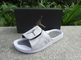 Wholesale Cheap Women\'s Jordan Hydro 5 Retro Shoes White/gray