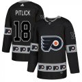 Wholesale Cheap Adidas Flyers #18 Tyler Pitlick Black Authentic Team Logo Fashion Stitched NHL Jersey
