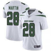 Wholesale Cheap Nike Jets #28 Curtis Martin White Men's Stitched NFL Vapor Untouchable Limited Jersey