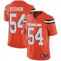 Wholesale Cheap Nike Browns #54 Olivier Vernon Orange Alternate Youth Stitched NFL Vapor Untouchable Limited Jersey