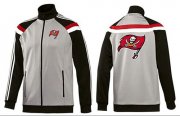 Wholesale Cheap NFL Tampa Bay Buccaneers Team Logo Jacket Grey