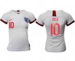 Wholesale Cheap Women's England #10 Dele Home Soccer Country Jersey