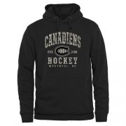 Wholesale Cheap Men's Montreal Canadiens Black Camo Stack Pullover Hoodie