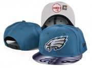 Wholesale Cheap Eagles Team Logo Blue Adjustable Hat SF