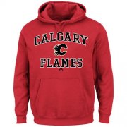 Wholesale Cheap Calgary Flames Majestic Heart & Soul Hoodie Red