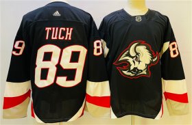 Wholesale Cheap Men\'s Buffalo Sabres #89 Alex Tuch 2022-23 Black Stitched Jersey
