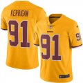 Wholesale Cheap Nike Redskins #91 Ryan Kerrigan Gold Youth Stitched NFL Limited Rush Jersey