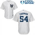 Wholesale Cheap Yankees #54 Aroldis Chapman White Home Stitched Youth MLB Jersey