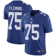 Wholesale Cheap Nike Giants #75 Cameron Fleming Royal Blue Team Color Youth Stitched NFL Vapor Untouchable Limited Jersey