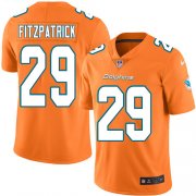 Wholesale Cheap Nike Dolphins #29 Minkah Fitzpatrick Orange Youth Stitched NFL Limited Rush Jersey