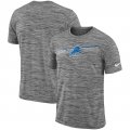 Wholesale Cheap Detroit Lions Nike Sideline Velocity Performance T-Shirt Heathered Gray