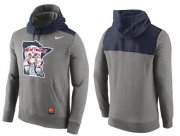 Wholesale Cheap Men's Minnesota Twins Nike Gray Cooperstown Collection Hybrid Pullover Hoodie
