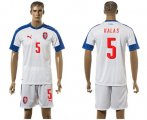 Wholesale Cheap Czech #5 Kalas Away Soccer Country Jersey