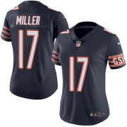 Wholesale Cheap Nike Bears #17 Anthony Miller Navy Blue Team Color Women's Stitched NFL Vapor Untouchable Limited Jersey