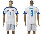 Wholesale Cheap Slovakia #3 Skrtel Home Soccer Country Jersey