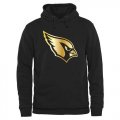 Wholesale Cheap Men's Arizona Cardinals Pro Line Black Gold Collection Pullover Hoodie