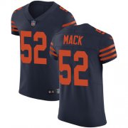 Wholesale Cheap Nike Bears #52 Khalil Mack Navy Blue Alternate Men's Stitched NFL Vapor Untouchable Elite Jersey