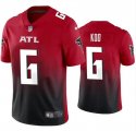 Wholesale Cheap Men's Atlanta Falcons #6 Younghoe Koo New Black Red Vapor Untouchable Limited Stitched Jersey
