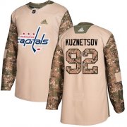 Wholesale Cheap Adidas Capitals #92 Evgeny Kuznetsov Camo Authentic 2017 Veterans Day Stitched Youth NHL Jersey
