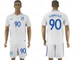 Wholesale Cheap Greece #90 Giannoulis Home Soccer Country Jersey