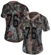 Wholesale Cheap Nike Chargers #76 Russell Okung Camo Women's Stitched NFL Limited Rush Realtree Jersey