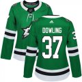 Cheap Adidas Stars #37 Justin Dowling Green Home Authentic Women's Stitched NHL Jersey