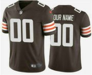 Wholesale Cheap Men's Cleveland Browns Customized 2020 New Brown Team Color Vapor Untouchable NFL Stitched Limited Jersey