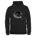 Wholesale Cheap Men's Vancouver Canucks Black Rink Warrior Pullover Hoodie