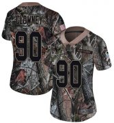 Wholesale Cheap Nike Texans #90 Jadeveon Clowney Camo Women's Stitched NFL Limited Rush Realtree Jersey