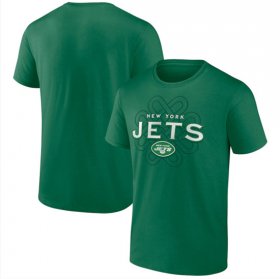 Wholesale Cheap Men\'s New York Jets Kelly Green Celtic Knot T-Shirt