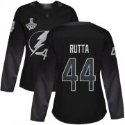 Cheap Adidas Lightning #44 Jan Rutta Black Alternate Authentic Women's 2020 Stanley Cup Champions Stitched NHL Jersey