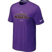Wholesale Cheap Men's Nike Baltimore Ravens 2012 AFC Conference Champions Trophy Collection Long T-Shirt Purple