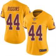 Wholesale Cheap Nike Redskins #44 John Riggins Gold Women's Stitched NFL Limited Rush Jersey