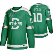 Wholesale Cheap Adidas Dallas Stars #10 Corey Perry Men's Green 2020 Stanley Cup Final Stitched Classic Retro NHL Jersey